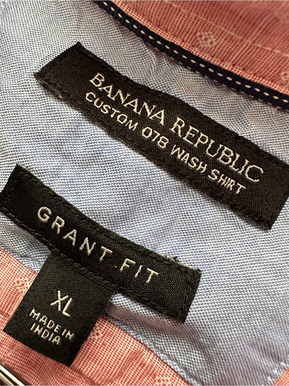 Banana Republic Men's Button-Down Shirt - Dusty Rose